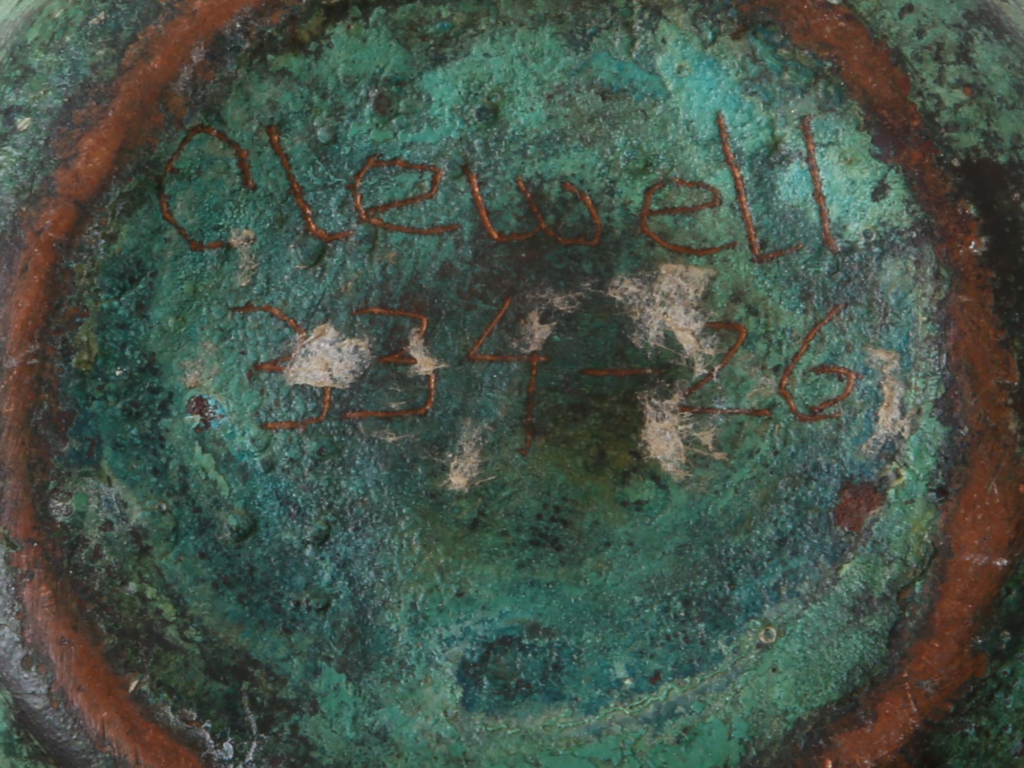 CHARLES WALTER CLEWELL COPPER CLAD POTTERY VASE PIC-6